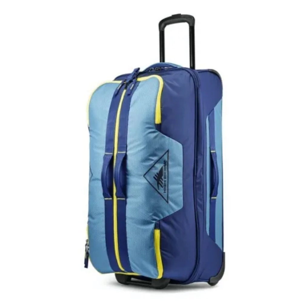 High Sierra Dells Canyon 34” Blue and Yellow Wheeled Travel Bag